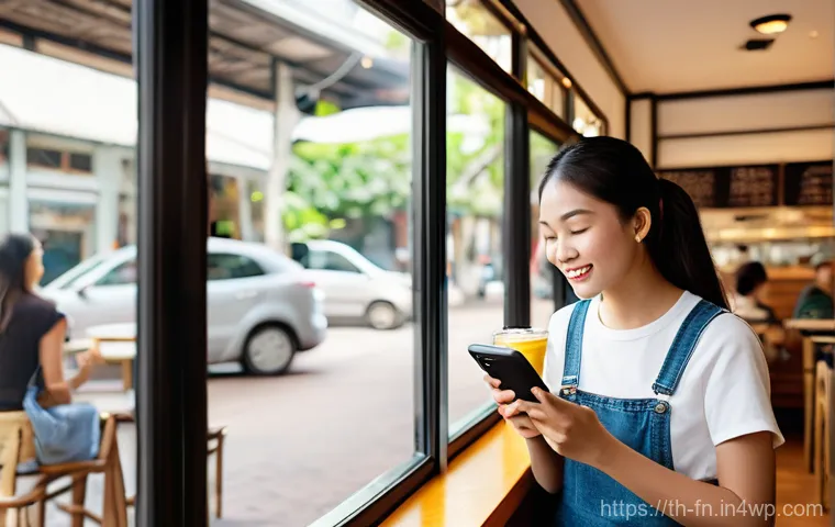 고객경험 디자인을 위한 연구 방법론 - **Prompt:** A vibrant, bustling Thai-style coffee shop, filled with warm, natural sunlight filtering...